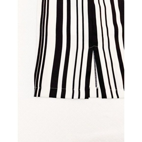JOA Assymetrical Design Striped Pencil Skirt Size Small - Picture 3 of 8